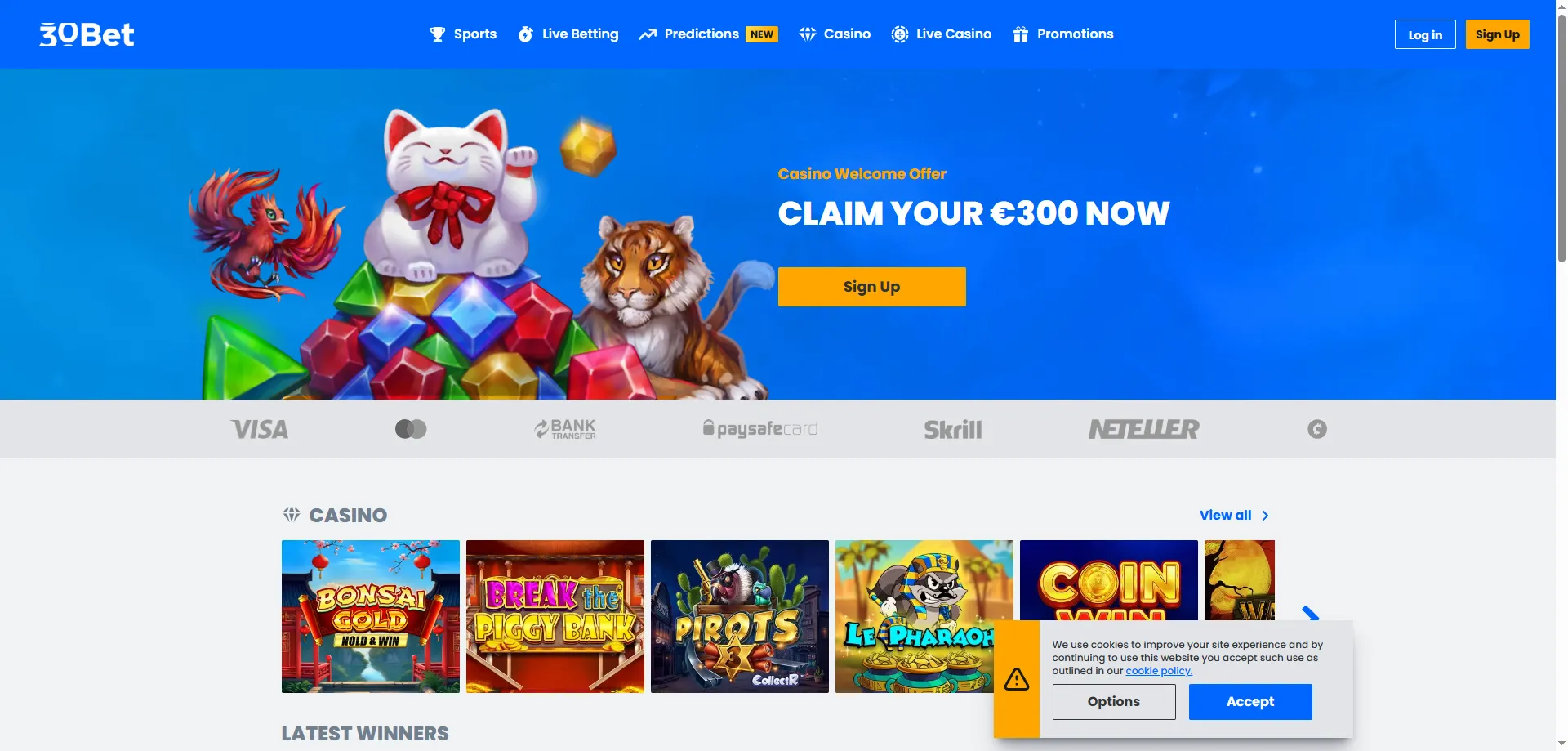30bet Casino mobile — jogue pelo celular sem instalar aplicativo